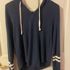Hollister XS Stripe Sleeve Hoodie